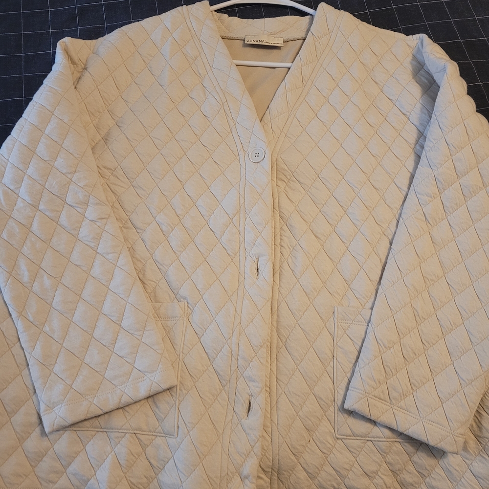 Quilted Cream Jacket
